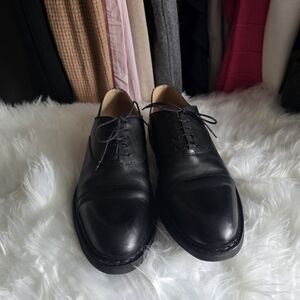 Paraboot Classic Black Leather Men's Dress Shoes